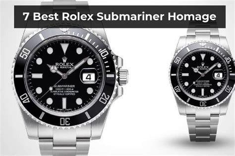 rolex submariner homages|Rolex Submariner knockoff watches.